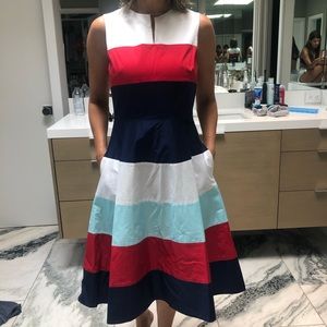 red white & blue dress